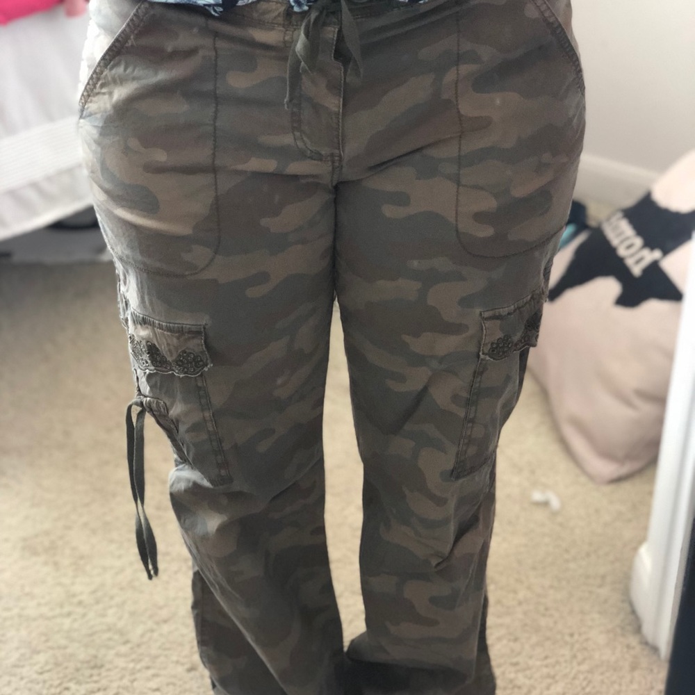 Camp green pants